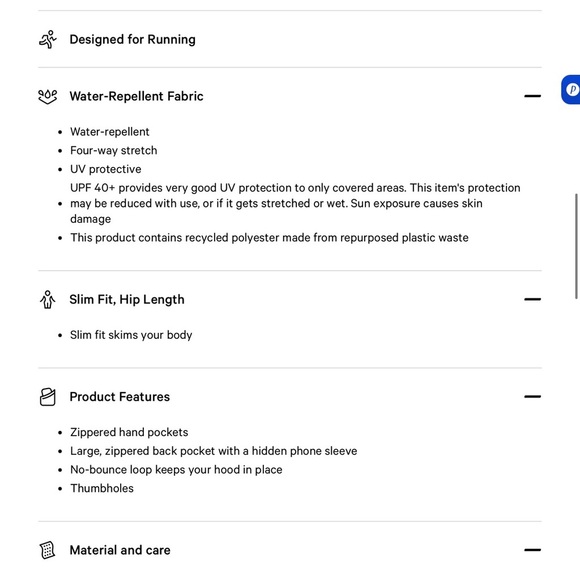 Lululemon Mist Over Windbreaker Size 8 - Picture 14 of 16